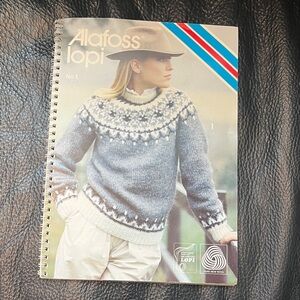 Alafoss Lopi Knitting Pattern Book vintage